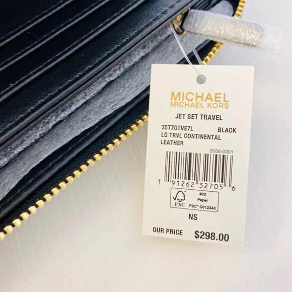 Michael kors large continental wallet black - Picture 6 of 6